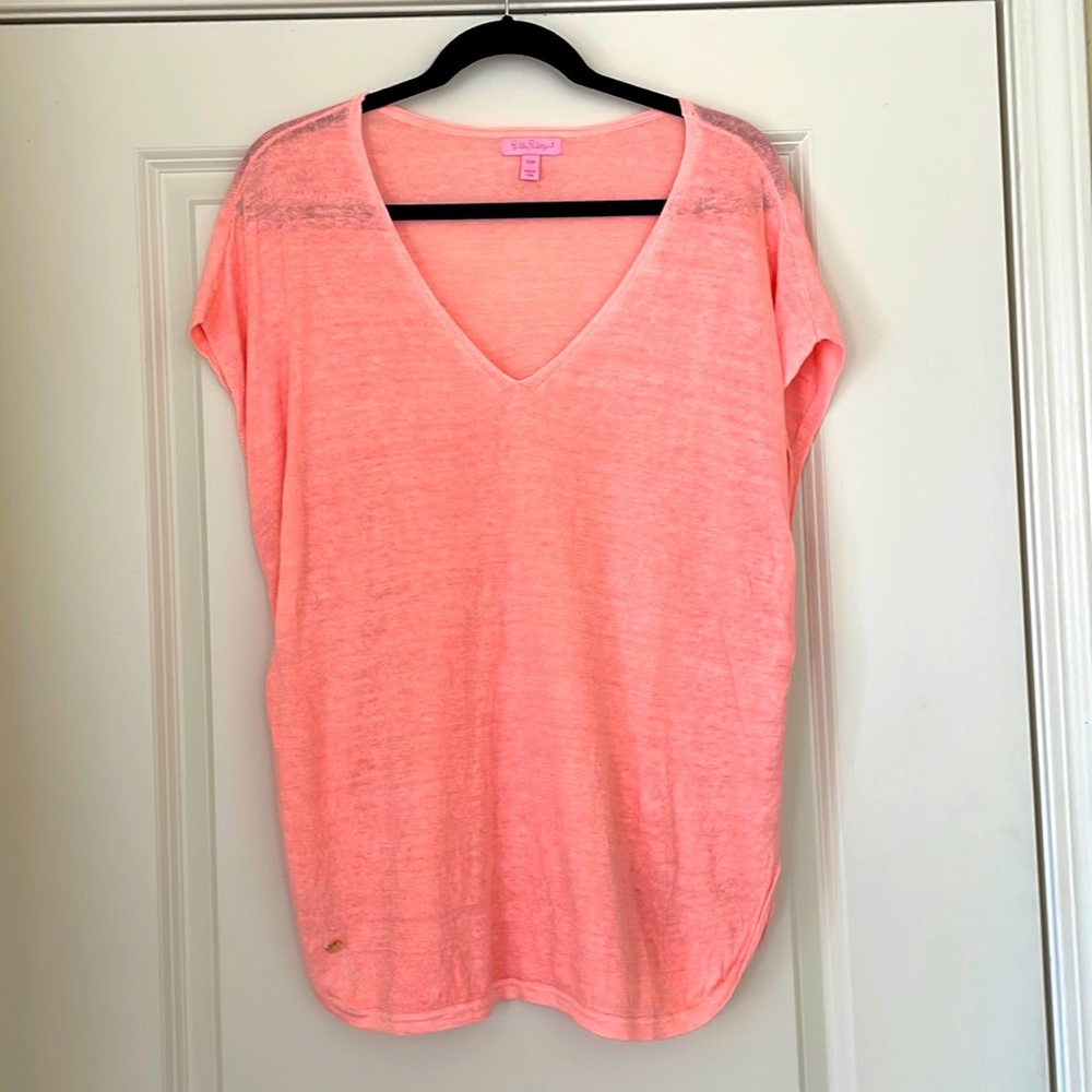 Lilly Pulitzer Linen Slouchy Sweater